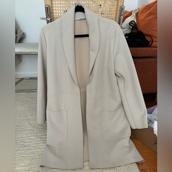 Zara “suede” Jacket with Pockets - Picture 7 of 8